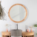 Wanda collection - miroir hublot 68cm en teck Wanda collection - miroir hublot 68cm en teck