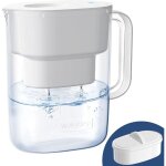 Pichet  filtre  eau lucide longue dure de 775 litres, certifi nsf, dure de vie 5 fois, rduit les ...