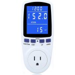 Watt prise de compteur de puissance domestique consommation �lectrique surveiller la consommation, tension ...
