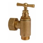 Robinet d'arrt querre tte  potence - watts industries - m 1 / 2' - f 3 / 4' - avant compteur d'eau ...