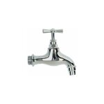 Robinet de puisage � brise jet m�le 15x21 chrom�