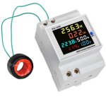 Wattm�tre digital pr�cis 220v ? sous compteur �lectrique rail din monophas� pour mesure consommation ...