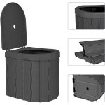 Wc camping pliables, toilettes pliantes portables avec couvercle, charge max 120 kg pour voyage, pêche, ... Wc camping pliables, toilettes pliantes portables avec couvercle, charge max 120 kg pour voyage, pêche, ...