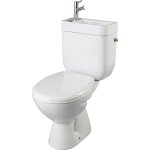 Godart - wc  poser avec lave - mains intgr avec bride sortie verticale - vertigo duo