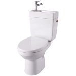 Planetebain - wc  poser avec lave - mains intgr sans bride sortie horizontale opale
