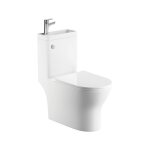 Rue du bain - wc  poser monobloc avec lave main intgr 37x70 cm cramique - modne