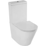 Wc � poser sans bride jacob delafon rodin + sortie vario avec abattant