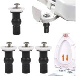 Wc si�ge abattant wc fixations charni�res, 4 boulons � expansion en caoutchouc, vis de fixation wc en ...