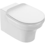 Jacob delafon - wc suspendu sans bride clo 1889 + abattant extra - plat