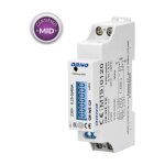 Orno - compteur lectrique monophas 40a, mid, sortie impulsion, rtroclairage, 1 module
