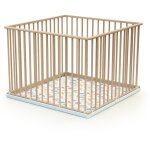 Parc bb en bois - webaby