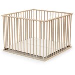 Les tendances - webaby - parc bb en bois 100 x 100 cm