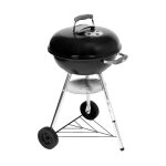 Weber - barbecue � charbon compact kettle 47cm - acier chrom� - noir