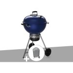 Weber - barbecue  charbon master - touch gbs c - 5750 57 cm deep ocean blue avec housse