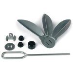 Kit d'ailettes pour barbecue charbon weber original ou premium 47cm