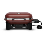 Weber lumin compact barbecue dessus de table electrique rouge 2200 w