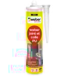 Weber saint gobain - weber mastic colle base pu, noir, spcial ralisation joints d'etanchit, 300ml, ...