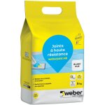 Weber saint gobain - joint de carrelage adapt piscine , haute rsistance, blanc pur, weberjoint hr 5kg, ...