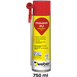 Weber saint gobain - mousse expansive aérosol base pu 750 ml, weberfoam pu, weber Weber saint gobain - mousse expansive aérosol base pu 750 ml, weberfoam pu, weber