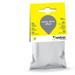 Weber saint gobain - paillettes argent 50g pour mortier de joint de carrelage, weber silver effect Weber saint gobain - paillettes argent 50g pour mortier de joint de carrelage, weber silver effect