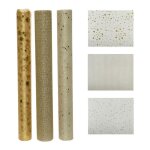 Chemin de table en organza 3 modeles champagne � paillettes
