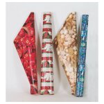 Papier cadeau de nol cm. 70x150 rouleau mm. 12 ass. in prsentoir de dcoration de nol