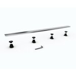 Wedi - barrette de finition � carreler fundo pour �vacuation lin�aire 70cm en inox bross�