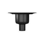 Wedi - bonde verticale grille ronde pour receveur wedi fundo