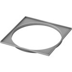 Wedi ? cadre plastique support de grille pour receveur de douche � poser ? dimensions 120x80cm ? pour ...