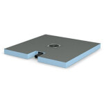 Wedi - receveur  carreler fundo plano linea sortie petit ct 120 x 90