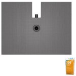 Wedi - receveur de douche  carreler 120 x 90 fundo plano + bonde intgre + 320