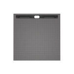 Wedi - receveur carr� fundo riolito neo �coulement lin�aire 1000x1000x50mm