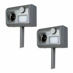 Weitech - pack 2 x garden protector 3 rpulsif jardin anti chien chat renard lapin fouine ultrasons wk0055 ...