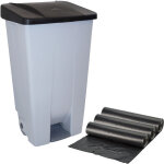 Wellhome - conteneur slectif 120 litres + sacs  ordures de 10 units de 10 units - 0