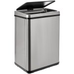 Wellhome - poubelle intelligente sans pieds avec ouverture automatique ou contact manuel, 40 l, hauteur ...