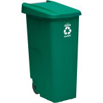 Zanvic - wellhome recycle container 110 litres, ferm avec couvercle, idal pour le recyclage du verre, ...
