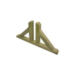 Wellton sp. zo. o. - pied support pour panneau grillage' section 44x44 mm rainure re'glable 60x30 cm ...