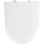 Abattant wc wenko duroplast blanc 37x46 cm antibactrien easy close frein de chute compatible villeroy ...