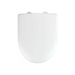 Abattant wc avec frein de chute wenko fixation inox facile, antibactrien, idal usage frquent (magasin, ...