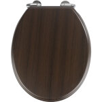 Wenko - abattant wc mdf wenge marron 35, 5 x 42, 5 cm frein de chute abattant wc bois lunette wc design ... Wenko - abattant wc mdf wenge marron 35, 5 x 42, 5 cm frein de chute abattant wc bois lunette wc design ...