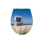 Wenko - abattant wc original cabane plage, abattant wc avec frein de chute, fixation inox clipsable, ... Wenko - abattant wc original cabane plage, abattant wc avec frein de chute, fixation inox clipsable, ...