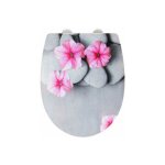 Abattant wc original pretty, abattant wc avec frein de chute 'easy close', fixation acier inox 'fix clip', ...