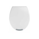 Abattant rhausseur wc secura comfort wenko, rhausseur wc adulte 8cm, frein de chute, jusqu' 300 kg, ...