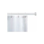 Barre de douche extensible luz wenko, tringle rideau de douche tlescopique avec adaptateur mural, fixation ...