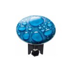 Wenko bouchon d'�vier pluggy� xl, bonde de lavabo, goutte d'eau, laiton, � 6, 2x6, 6 cm, multicolore