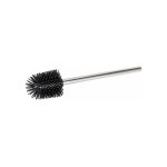 Brosse wc silicone de rechange, t�te brosse wc noire avec manche acier inox, silicone, � 8x35 cm, noir ...