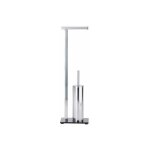 Combiné wc 2en1, brosse wc et dérouleur papier toilette, lava, acier inox - verre trempé, 21x17x71 cm, ... Combiné wc 2en1, brosse wc et dérouleur papier toilette, lava, acier inox - verre trempé, 21x17x71 cm, ...