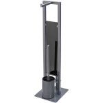 Combiné wc rivalta serviteur 3 en 1 wenko brosse wc, dérouleur stockage papier toilette, acier inox gris ... Combiné wc rivalta serviteur 3 en 1 wenko brosse wc, dérouleur stockage papier toilette, acier inox gris ...