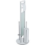 Combiné wc 3 en 1 sur pied sulmona wenko, brosse wc à tête en silicone remplaçable, distributeur et stockage ... Combiné wc 3 en 1 sur pied sulmona wenko, brosse wc à tête en silicone remplaçable, distributeur et stockage ...