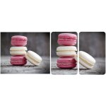 Fond de hotte, crdence cuisine verre 'macarons', verre tremp, 60x50 cm, multicolore - wenko